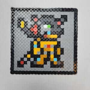 Agumon (Bond of Bravery) 16Bit Digimon Digivice Perler Bead Pixel Art